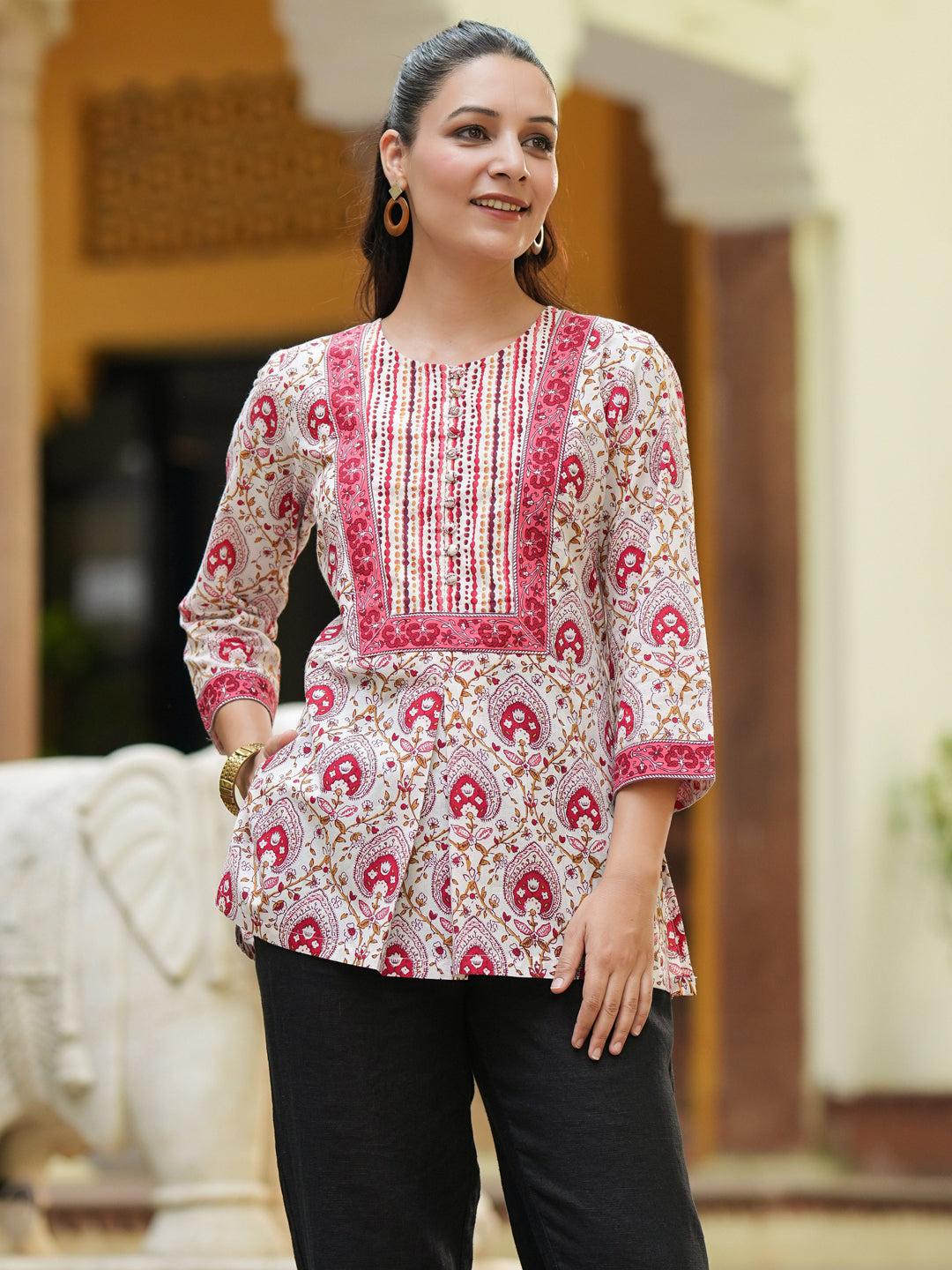 Print Cotton Top