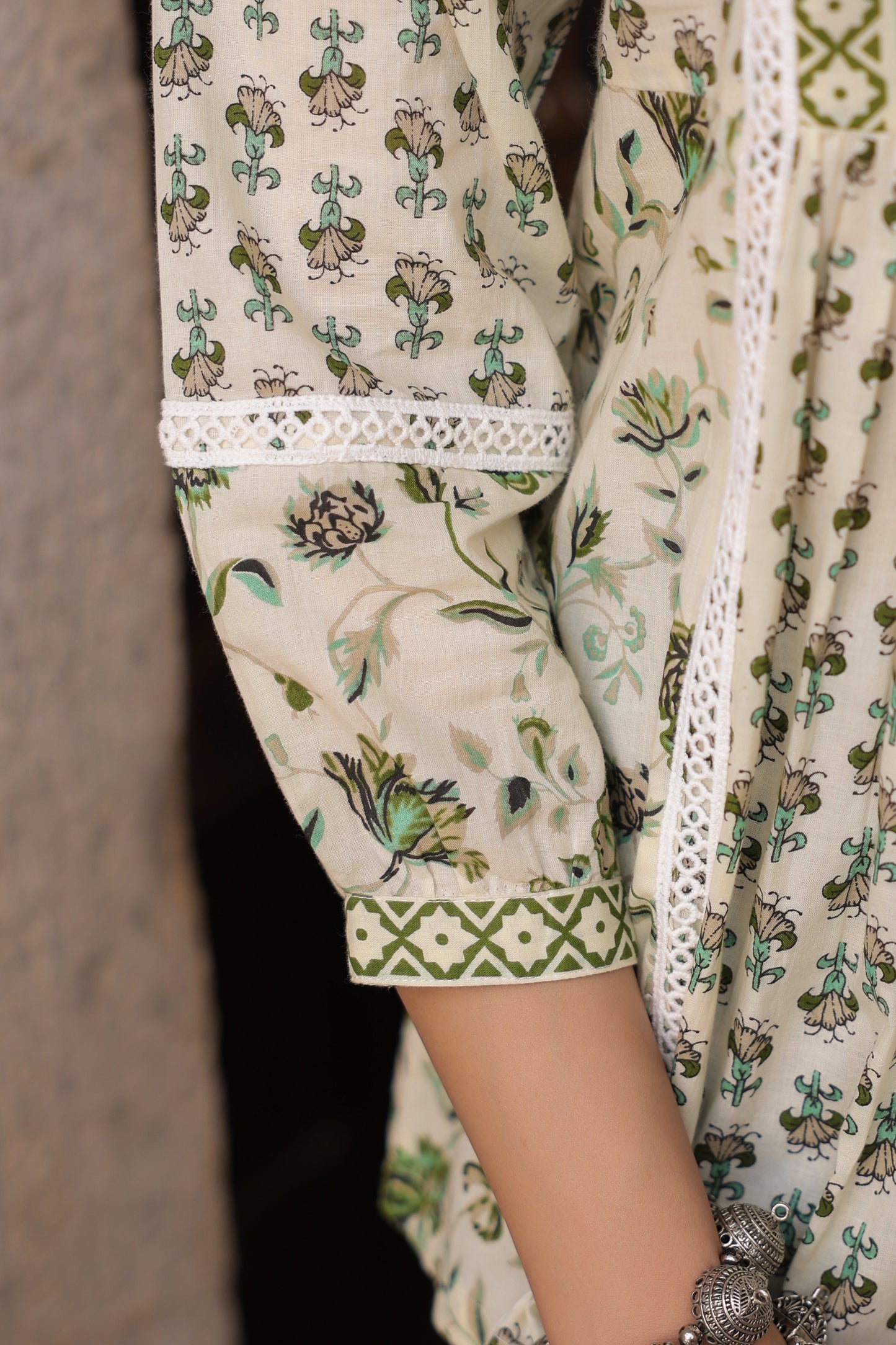 Women Ethnic Motifs Printed Pure Cotton Top