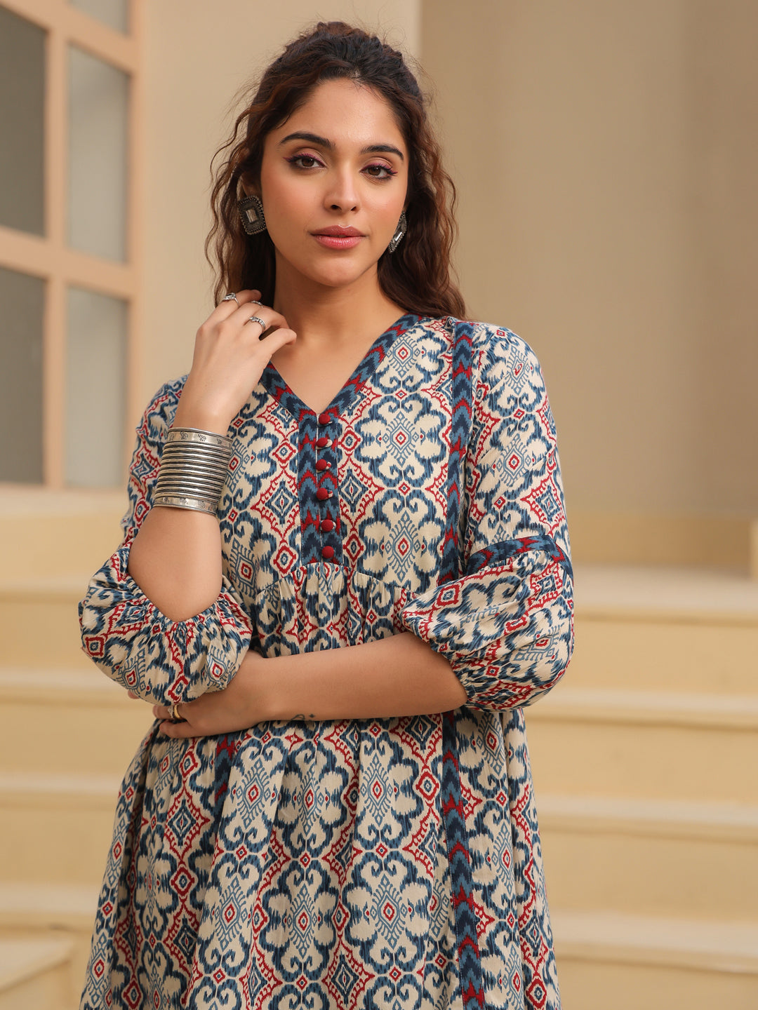 Women Printed Cotton Tunic