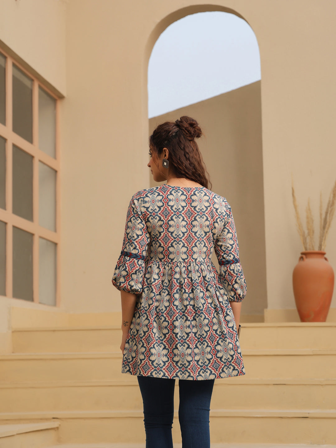 Women Printed Cotton Tunic