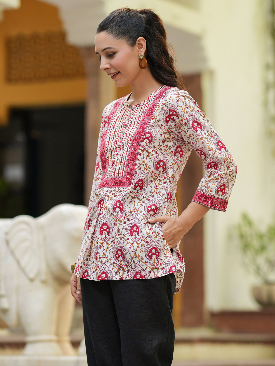 Print Cotton Top