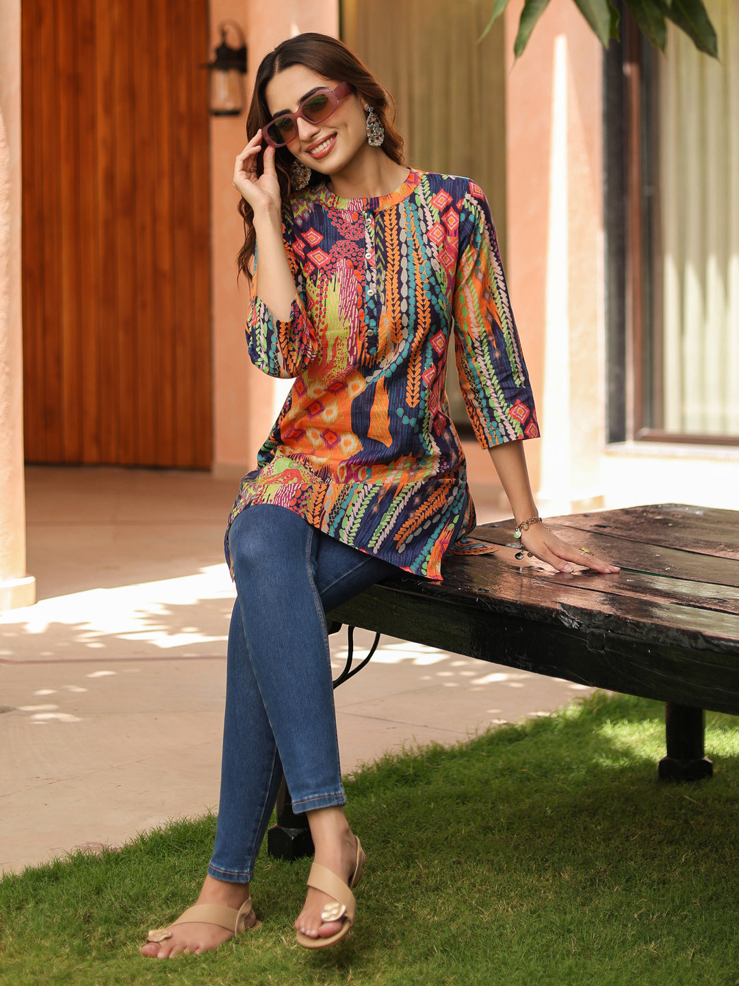 Printed Pure Cotton Kurti