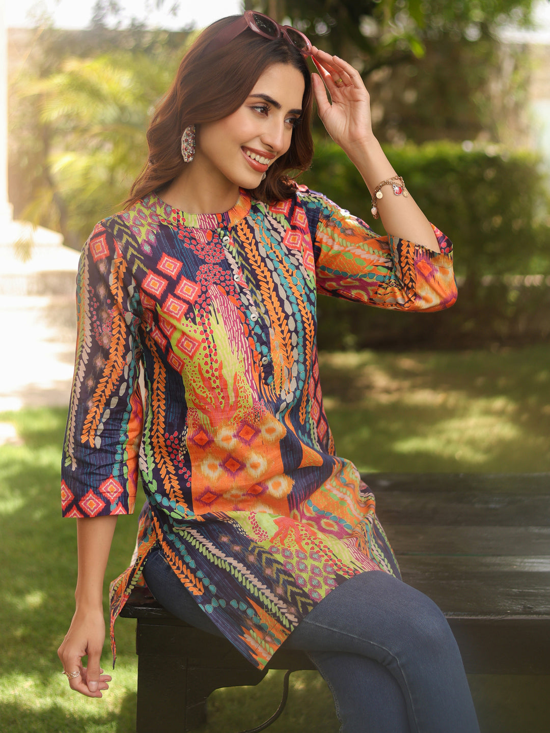 Printed Pure Cotton Kurti