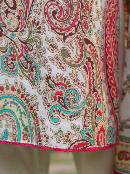 Women Ethnic Printed Regular Pure Cotton Kurta With Trousers & Dupatta