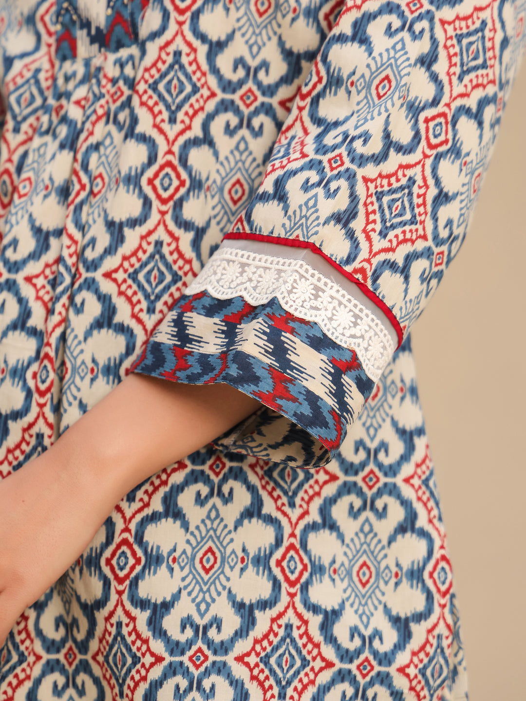 Ethnic Printed Cotton Top